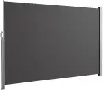 KARAT ALU Seitenmarkise - ausziehbare Markise in Anthrazit - 180 x 300 cm - blickdichter Sichtsch...