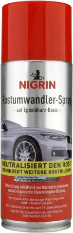 NIGRIN Rostprimer- Spray, verhindert Korrosion, bietet Langzeitschutz, grau, 400 ml
