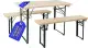 Stagecaptain BBEU-110NT Hirschgarten Bierzeltgarnitur für Balkon - Kurze Version mit 110 cm Länge...