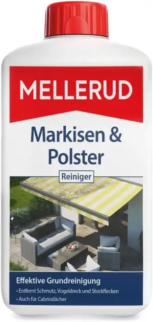 MELLERUD Markisen & Polster Reiniger | 1 x 1 l | Effizientes Mittel zum Entferne