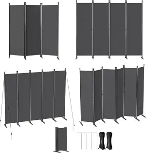 Paravent Raumteiler Klappbar Freistehend Sichtschutz Trennwand Faltbar Spanische