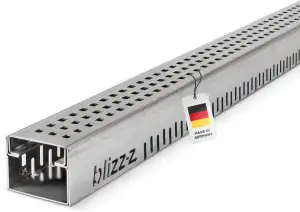 Siphon Waschbecken Edelstahl 90-160mm Höhe, Abflussrohr 330mm Länge, 1 1/4" für Bad & Waschtisch ...