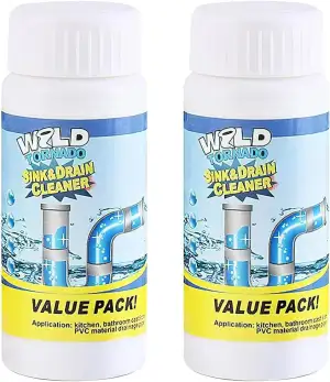 2 PCS Abflussreiniger Schaum Extra Stark, Rohrreiniger Extrem Stark,Hochwirksame