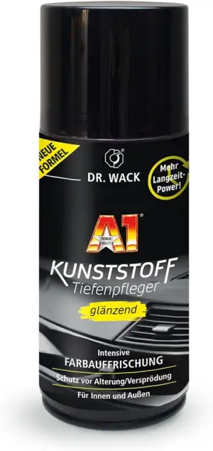 DR. WACK - A1 Kunststoff Tiefenpfleger glänzend 250 ml - Auto Kunststoffpflege f