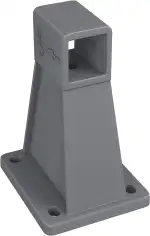 home Trends Seitenmarkise Zubehör Bodenhülse Standpfosten Bodenhalterung 003-Kunststoff Wandhalte...