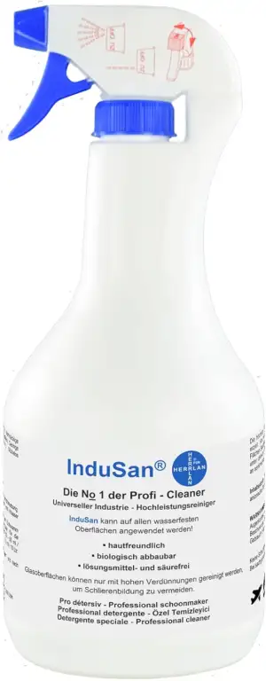 HERRLAN® InduSan Reinigungskonzentrat – 1000 ml Sprühflasche - Industrie-Allzwec