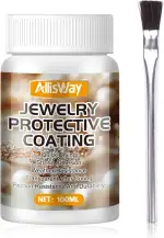 Zaponlac, Metallschutzlack, Metalllack Transparenter, Klarlack Wasserfest, Geeignet für die Anwendung auf Metallen und Schmuck, um Anlaufen und Verfärbungen Vorzubeugen, 100 ml