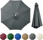 Sonnenschirm Ersatzbezug 2.7m 3m Durchmesser, 8 Streben Terrassenschirm Bespannung Sonnenschirm B...