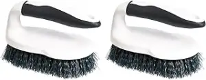 Amazon Basics Universal-Scheuerbürste, 2 Stück, Schwarz/Weiß