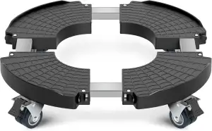 Pflanzenroller, Blumentopf Untersetzer mit Rollen 38-56cm Verstellbar, 200 kg Tr