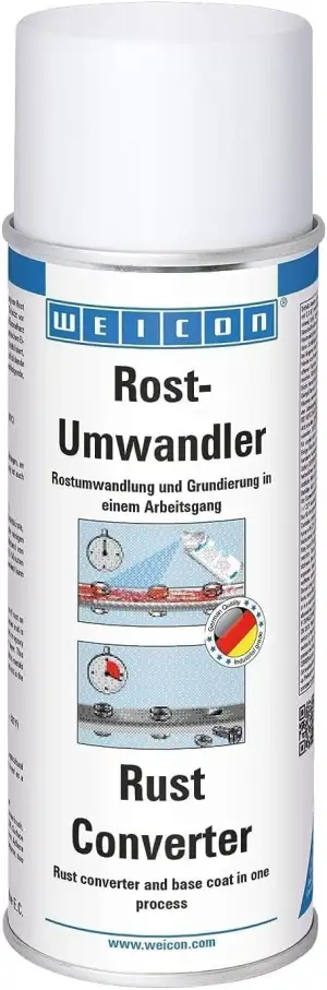 WEICON Rostumwandler 400 ml, Rostkonverter mit Grundierung, neutralisiert Rost u