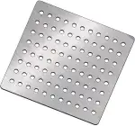 Verabschieden Sie Sich von verstopften Abflüssen mit der SIYOTO-Ablaufabdeckung aus 304 Edelstahl – 99-Loch-Anti-Verstopfungsschutz (15 x 15 cm)