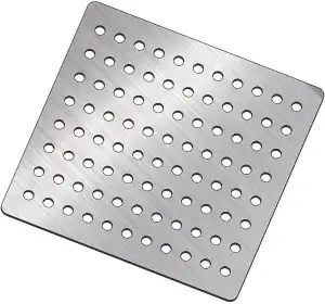 Verabschieden Sie Sich von verstopften Abflüssen mit der SIYOTO-Ablaufabdeckung aus 304 Edelstahl – 99-Loch-Anti-Verstopfungsschutz (15 x 15 cm)