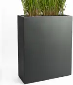 Pflanzwerk® Pflanzkübel Divider Anthrazit 72x60x25cm *Frostbeständiger Blumenkübel* *UV-Schutz* *Qualitätsware*