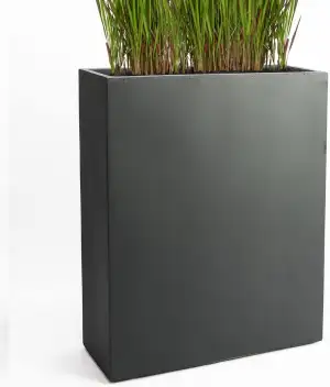 Pflanzwerk® Pflanzkübel Divider Anthrazit 72x60x25cm *Frostbeständiger Blumenkübel* *UV-Schutz* *Qualitätsware*