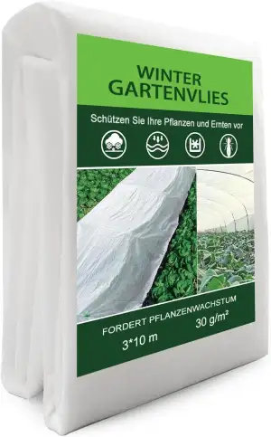Pflanzenvlies Wintervlies für Pflanzen Frostschutz,3 x 10m Abdeckung für Pflanzen, atmungsaktives und Pflanzenschutzvlies gegen Frost, Vögel und Insekten, uv beständig