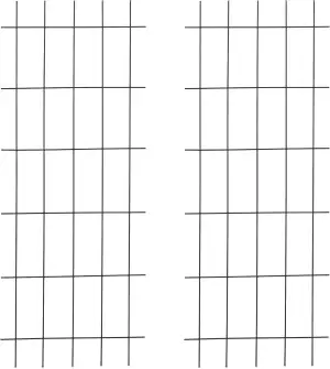 Relaxdays Rankgitter 2er Set, Garten, HB 150x60 cm, Rankhilfe Kletterpflanzen, freistehend, zum Stecken, Metall, schwarz