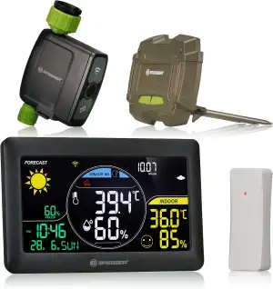 Bresser Bewässerungssystem Smart Garden inkl. Bewässerungscomputer mit WLAN, App