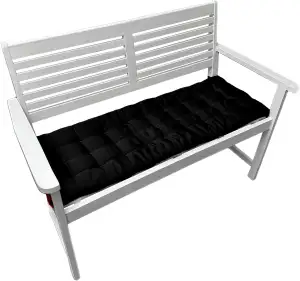Brandsseller Bankauflage 120x40x4 cm – Sitzkissen für Gartenbank & Essbank – was
