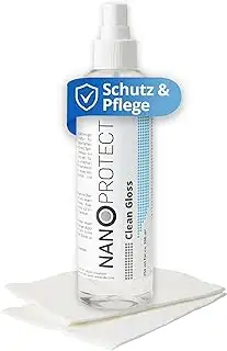 Nanoprotect Clean Gloss | Edelstahlreiniger und Edelstahlpflege | 250 ml | Spray