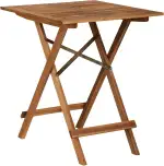 BUTLERS Gartentisch klappbar (58 x 58 cm) -Lodge- Balkontisch aus Holz für 2-4 Personen | Indoor Outdoor Wetterfest Möbel für Balkon, Küche, Terrasse, Garten