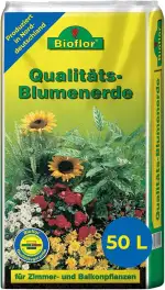 Qualitäts-Blumenerde 50 L für gesunde Pflanzen I Garten-, Balkon & Zimmerpflanzen-Erde I Optimale...