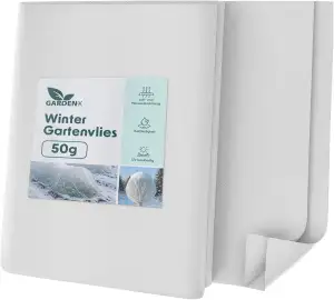 GARDENIX Wintervlies Für Pflanzen Frostschutz-Vlies 50g/m² Gartenvlies 3.2 x 5m 