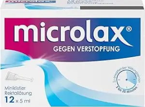 Microlax - Schnelles und sehr gut verträgliches Abführmittel bei Verstopfung – für Kinder und Erw...