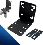 Balkonfächerhalter Adapter für Balkongeländer Eckig Balkonfächer bis 160cmx160cm hochwertige Befe...