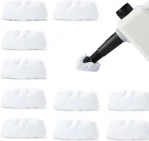 Amazon Basics Universal Mikrofasertücher für Dampfreiniger, Ersatzpad, waschbar,