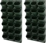Vertikaler Wand Blumentopf mit 36 Pflanztaschen, Hängender Wand Pflanztopf, hängender Pflanzkaste...