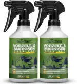 bio-chem Vorzelt- und Markisenreiniger - Ergiebiger Spezialreiniger mit Tiefenwirkung - Ideal für Markise, Vorzelt, Segel, Persenning, Pavillon, Sonnenschirm – 2x 500 ml - Made in DE