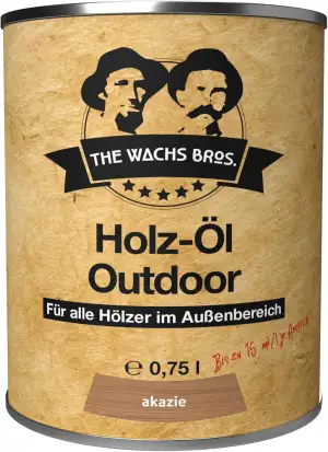 Akazie Holzöl - 0,75 L - Premium Holzschutz für Außen - Nachhaltiges Pflegeöl mi