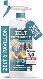 PLINTEX® Zelt & Pavillon Imprägnierung 580ml - Imprägnierspray für Zelte, Markisen, Sonnenschirm ...