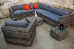 Ragnarök-Möbeldesign PolyRattan Lounge - Deutscher Hersteller - 8 Jahre GARANTIE - Gartenmöbel Si...