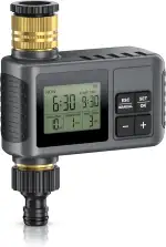 Brandson - Bewässerungssteuerung digital mit Display - Bewässerungcomputer Wasserzeitschaltuhr - Bewässerungssteuerung - Bewässerungssystem – Automatische Bewässerung - Balkon Terrasse Garten