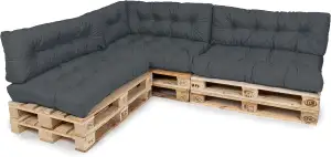 TexDeko® Garden Palettenkissen 120x80x18cm wasserabweisend UV - beständig In- & 