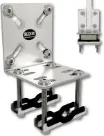 KDR Balkonfächerhalter aus Edelstahl – Halterung ohne Bohren für Balkonfächer & Seitenmarkisen bi...