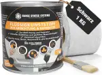 HSS Flüssigkunststoff Abdichtungsset inkl. Pinsel & Vlies – UV- & witterungsbeständig – MS-Polyme...