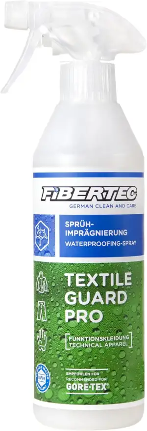 FIBERTEC Textile Guard Pro Imprägnierspray für Jacken & Outdoor-Kleidung 500ml -