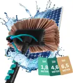 VONROC Teleskop Waschbürste mit Teleskopstiel 6,5m - Ausziehbar Teleskopstangen Reinigung für Fen...