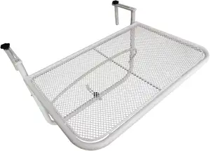 Outsunny Balkonhängetisch 3-Fach höhenverstellbarer Hängetisch aus Metall wetter