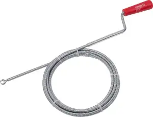 Meister Rohrreinigungswelle Ø 6 mm x 3 m - Flexible Spirale mit Kralle - Umweltf