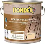 Bondex Holzschutzlaur 3in1, 4 L für 64 m² / Farblos / Wasserbasierende Lasur / Filmschutz, Grundi...