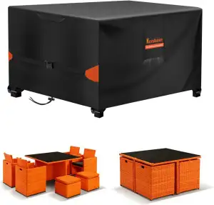 Kovshuiwe Gartenmöbel-Abdeckungen, 90 x90 x 90 cm, wasserdicht, Terrassentischab