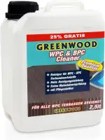 Greenwood WPC & BPC Reiniger mit Pflege - Reinigungsmittel & Pflegemittel - Konzentrat - Reinigen & Pflegen von Terrassen-Dielen - pH Neutral - 1 L /2,5lt (2,5lt)