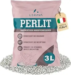LERAVA® Perlite für Pflanzen (3L) – Grobkörniger Perlit zur Bodenverbesserung – Sorgt für optimal...