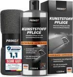 Auto Kunststoff Auffrischer Set [inkl. Mikrofasertuch] – Kunststoffpflege für Auto Außen & Innen ...