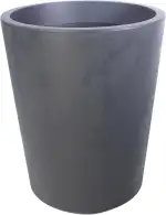 mgc24 Millennium Pflanztopf mit Wasserspeicher Ø 43,5 x 53,3 cm anthrazit | großer runder Pflanzkübel für Garten, Terrasse & Balkon | wetterfest & UV‑beständig