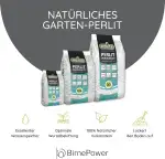 Biovita Perlit 10L Gartenperlit – Natürlicher Bodenverbesserer & Wasserspeicher für Pflanzen, Körnung 2-6mm, Substrat zur Belüftung & Drainage in Töpfen, Hochbeet & Gewächshaus